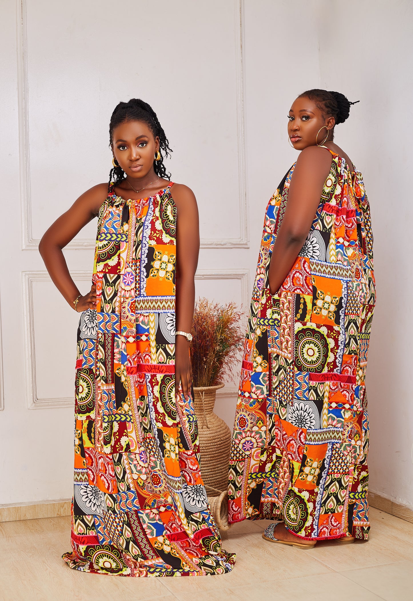 ANNA Boubou Dress| Ready-To-Wear| Nigerian Dress|Ankara Maxi Dress |African Print Dress.