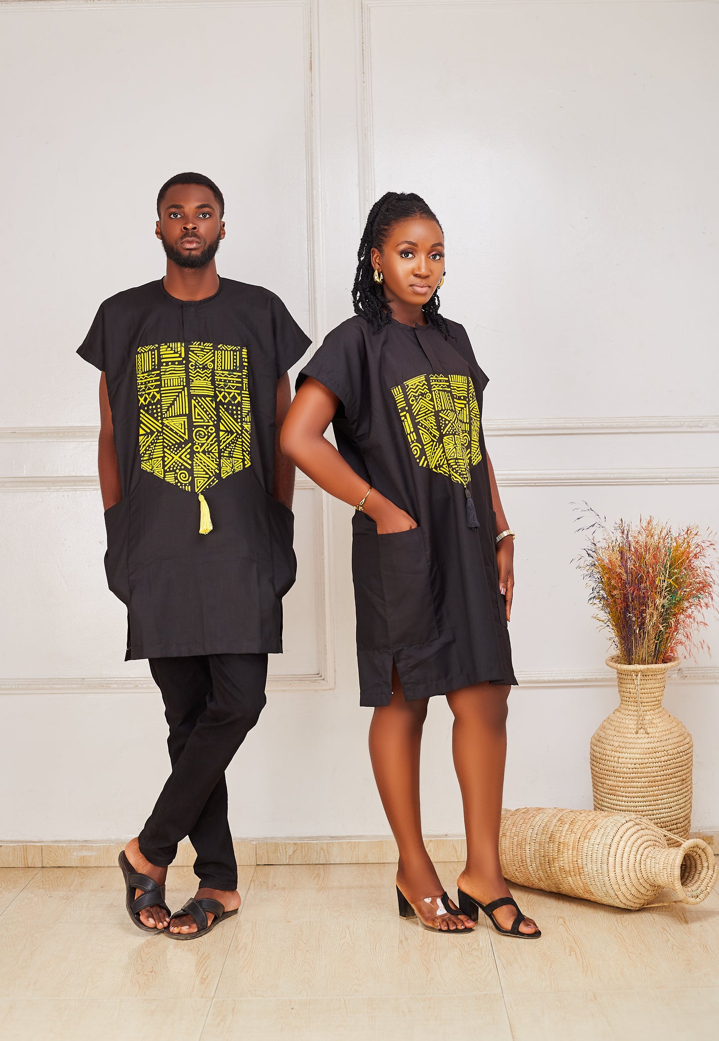 ASAKE Dansiki Dress| Unisex Fashion| Ready-To-Wear| Nigerian Dress| Ankara Dress|African Boubou Maxi Dress.