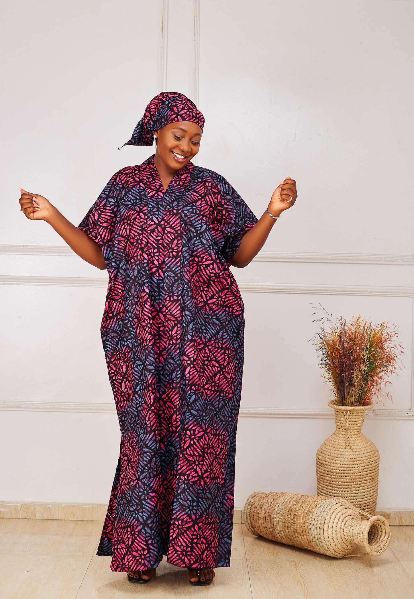 LIMAH Ankara Boubou |Ready-To-Wear| Nigerian Dress |Ankara Dress| African Boubou Maxi Dress.