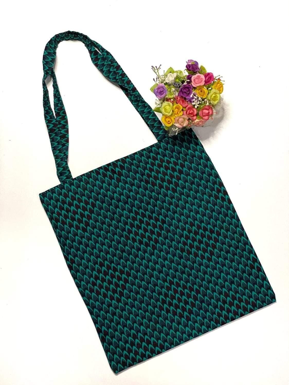 TEMI Tote Bag, African Print Tote Bag