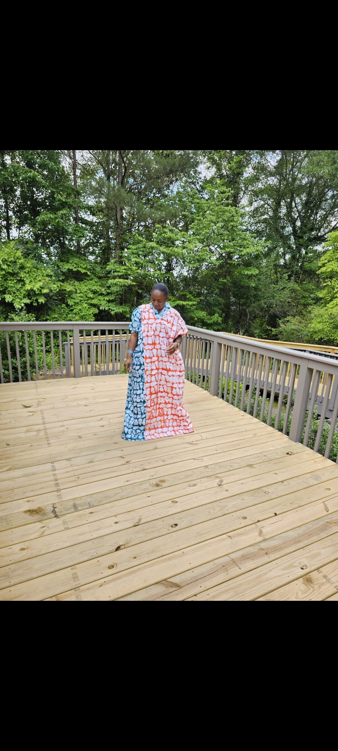 LADE Adire Bubu| Maxi Dress| Ready-To-Wear|Nigerian Dress |Ankara Dress |African Boubou Maxi Dress.